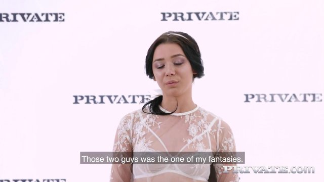 Превью Нежный секс с очаровательной брюнеткой в белоснежных чулках № 35191