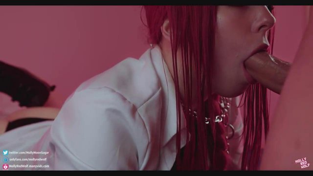 Превью Косплейщица надела ошейник и покорно отдавалась парнишке № 38872