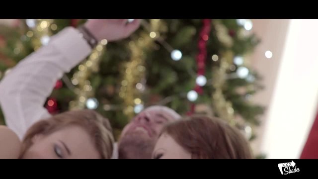 Превью Новый год и запоминающийся тройничок № 46825